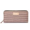 Croco Clutch – Textured Sophistication Light Pink