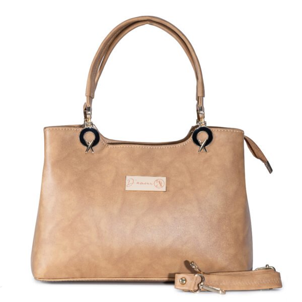 Taupe Treasure Spacious Handbag