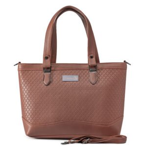 Tuscan Tote Dual-Zip Brown
